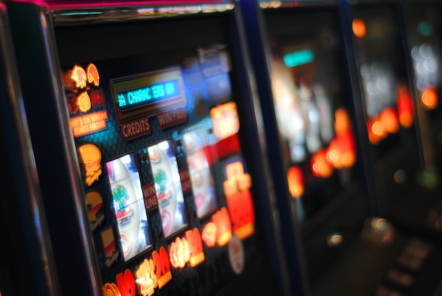 Slot machines at a Casino